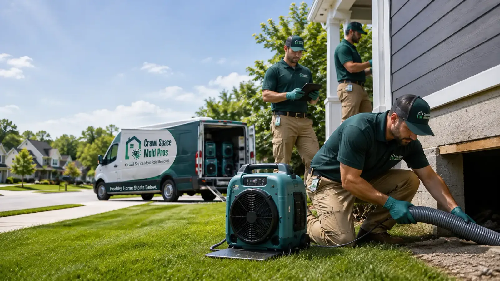 Crawl Space Mold Removal in Kennebec, SD